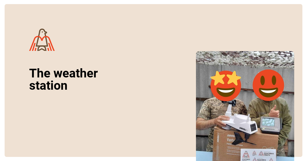 The weather station | Reactive post